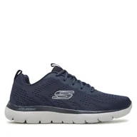 Sneakersy męskie - Sneakersy Skechers Summits Torre 232395/NVGY Niebieski - miniaturka - grafika 1