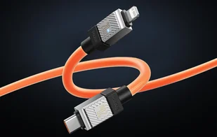Kabel szybko ładujący Baseus USB-C do Lightning CoolPlay Series 20W 2m (pomarańczowy) - Kable - miniaturka - grafika 10