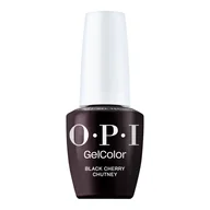 Lakiery hybrydowe - OPI Gel Color Intelli-Gel System, lakier hybrydowy, black cherry chutney, 15ml - miniaturka - grafika 1