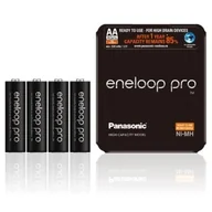Ładowarki i akumulatory - Panasonic 4 x akumulatorki Eneloop PRO R6 AA 2500mAh BK-3HCDE sliding pack BK-3HCDE/4LE - miniaturka - grafika 1