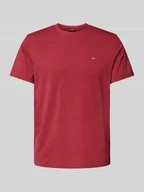 Koszulki męskie - T-shirt z wyhaftowanym logo - miniaturka - grafika 1