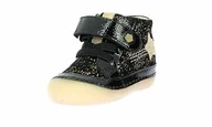 Botki damskie - Kickers Chłopiec Unisex Kinder SOKISTIC Botki, 24 EU, Czarne złoto, 24 EU - miniaturka - grafika 1