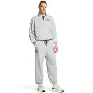 Spodnie sportowe męskie - Męskie spodnie dresowe Under Armour UA Icon Hwt Terry Os Pant - szare - UNDER ARMOUR - miniaturka - grafika 1