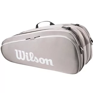 Torba tenisowa Wilson Tour 12 PK (kolor Szary/Srebrny) - Torby sportowe - miniaturka - grafika 2