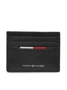 Tommy Hilfiger Etui na karty kredytowe Central Cc Holder AM0AM13512 Czarny - Etui na dokumenty i karty - miniaturka - grafika 1
