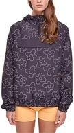 Kurtki damskie - Urban Classics Damska kurtka AOP Wiatrówka czarna Basics, Casual Wear, Streetwear, czarny kwiat, 3XL - miniaturka - grafika 1