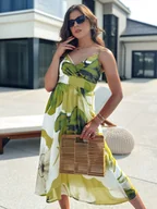 Sukienki - Sukienka SERENA biała Dstreet EY2489-S - miniaturka - grafika 1