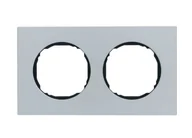 Klawisze i ramki - Berker Ramka potrójna podwójna R.8 - aluminium, montaż płaski - miniaturka - grafika 1