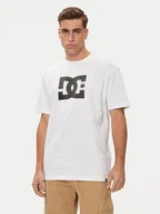Koszulki męskie - DC T-Shirt Star Hss ADYZT05373 Biały Relaxed Fit - miniaturka - grafika 1