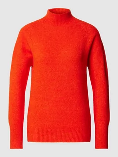 Swetry damskie - Sweter z dzianiny ze stójką model ‘Fesperanzan’ - grafika 1