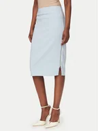 Spódnice - Rinascimento Spódnica ołówkowa CFC0127985003 Błękitny Slim Fit - miniaturka - grafika 1