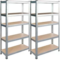 Szafy i regały magazynowe - Regał metalowy, magazynowy, 2 szt, Humberg, 75x30x150 cm - miniaturka - grafika 1