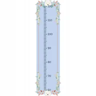 Naklejki na ścianę - NAKLEJKA NA ŚCIANE MIARKA WZROSTU BIAŁY MIŚ Z2 - miniaturka - grafika 1