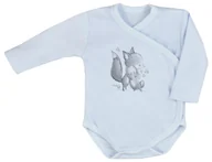 Body dla niemowląt - Body kopertowe dla noworodka niebieskie Foxy, Koala baby 56 - miniaturka - grafika 1