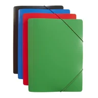 Teczki i skoroszyty - Teczka z gumką PP A4 TAURUS niebieska /T0905/ - miniaturka - grafika 1