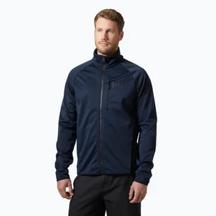Bluza żeglarska męska Helly Hansen Hp Windproof Fleece 2.0 navy - Bluzy męskie - miniaturka - grafika 1