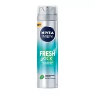 Kosmetyki do golenia - Nivea Men Fresh Kick odświeżający żel do golenia 200 ml - miniaturka - grafika 1