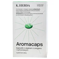 Suplementy naturalne - Hebda Aromacaps z olejkiem z oregano i cytrynowym, 30 kapsułek - miniaturka - grafika 1
