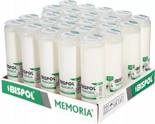 Wkłady do zniczy olejowe 24szt bispol memoria w06 108h - Lampiony i znicze - miniaturka - grafika 1