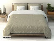 Pościel dla dzieci - Extrapościel Pościel bawełniana 100x135 933E beżowa groszki białe obustronna - miniaturka - grafika 1