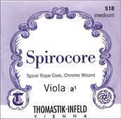 Akcesoria do instrumentów smyczkowych - Thomastik Struny do Viola Spirocore zestaw rdzeni spiralnych 4/4 średnie stal chromowana 637128 - miniaturka - grafika 1