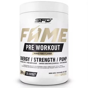 SFD NUTRITION FAME Pre Workout 300g MANGO - Przedtreningówki - miniaturka - grafika 1