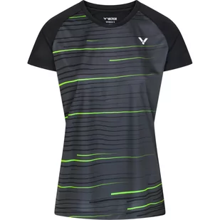 Koszulka do tenisa damska Victor T-34101 C - Tenis ziemny - miniaturka - grafika 1