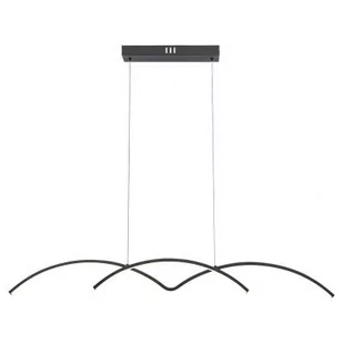 Rabalux River lampa wisząca 1x40W LED czarny/biały 6899 - Lampy sufitowe - miniaturka - grafika 1