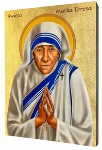Ikona świętej Matki Teresy z Kalkuty - Ikony i obrazy sakralne - miniaturka - grafika 1