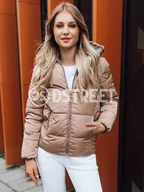 Kurtki damskie - Dwustronna puchowa kurtka damska VICTORIA SNUG złota Dstreet TY3697-L - miniaturka - grafika 1