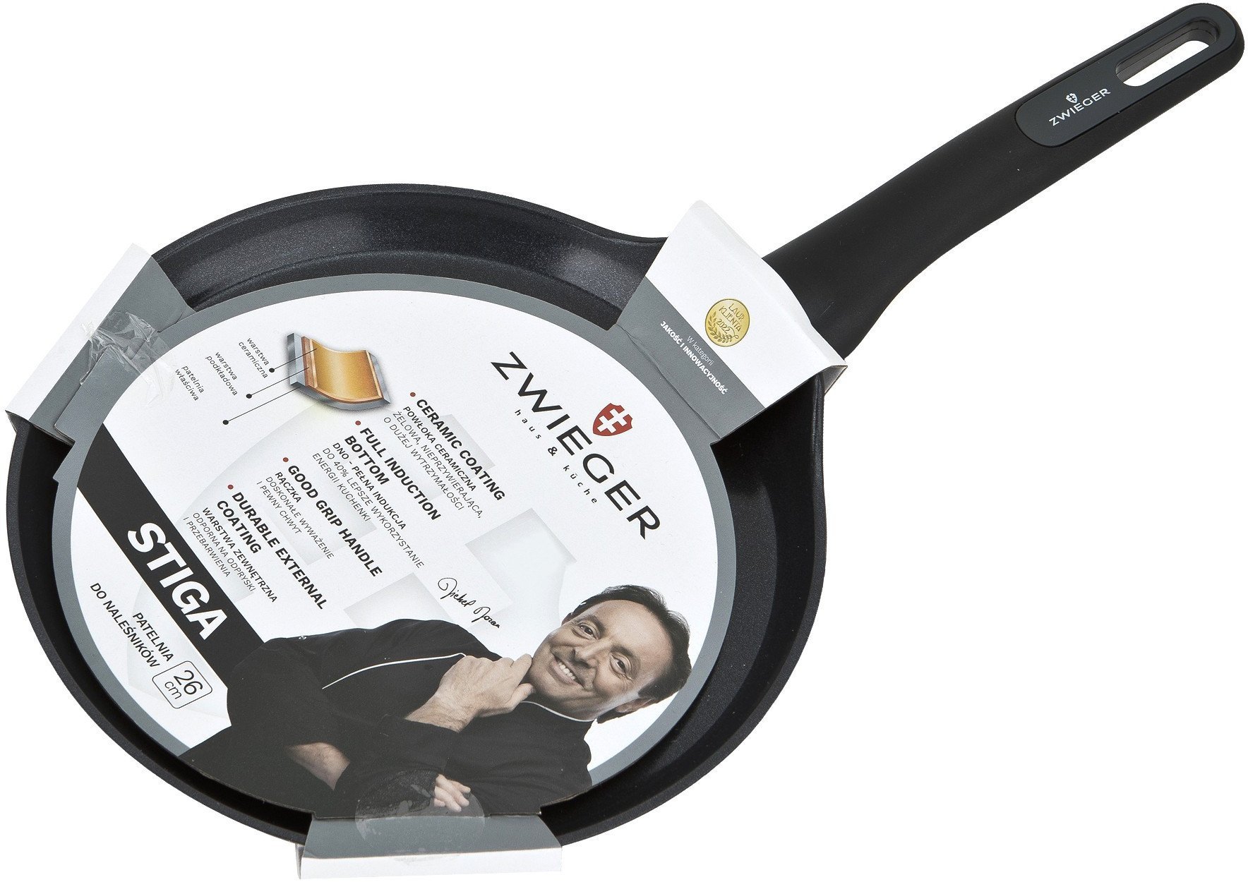 Patelnia do naleśników 26 cm Stiga na indukcję