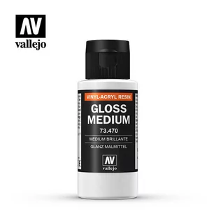 Vallejo Bezbarwna glazura gloss Medium 60 ml. Vallejo 73470 - Kolejki i akcesoria - miniaturka - grafika 1