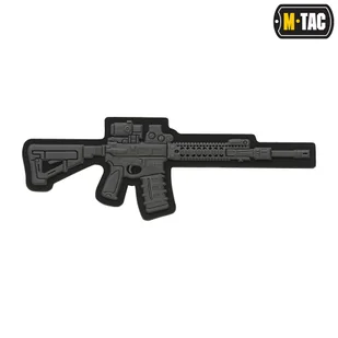 M-Tac - Naszywka AR-15 - PVC 3D - Dark Grey - 51112012 - Odzież taktyczna i umundurowanie - miniaturka - grafika 1