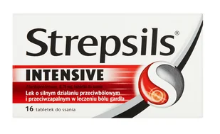 Reckitt Benckiser Healthcare Strepsils Intensive 16 pastylek - Przeziębienie i grypa - miniaturka - grafika 1