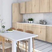 Naklejki na ścianę - Naklejka na meble 200x60 cm Light Oak – Ambiance - miniaturka - grafika 1