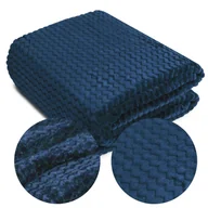 Koce - Koc 160 x 200 Mikrofibra Zygzak Wytłaczana C.Jeans - miniaturka - grafika 1
