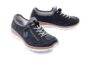 RIEKER SNEAKER N4263-16 blue, półbuty damskie - Rieker - Półbuty damskie - miniaturka - grafika 1