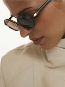 Okulary przeciwsłoneczne - Reserved - Okulary przeciwsłoneczne - ciemnobrązowy - miniaturka - grafika 1