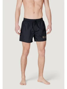 EA7 Emporio Armani Szorty kąpielowe 7M000519 AF13049 MC004 Czarny Regular Fit - Kąpielówki męskie - miniaturka - grafika 1