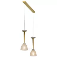 Lampy sufitowe - Amplex LAMPA wisząca LANCIA 548 szklana OPRAWA dekoracyjne kopuły ZWIS na belce złoty 548 - miniaturka - grafika 1