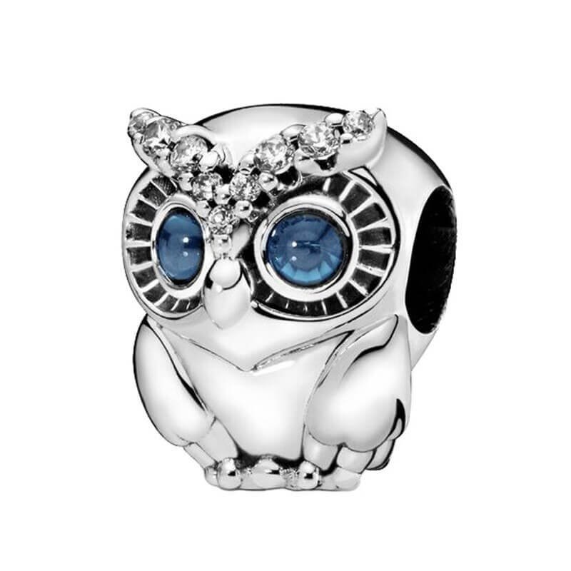 Charms Sowa Srebro 925