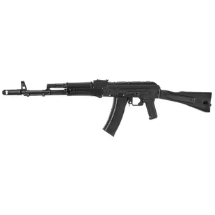 GS - Atrapa broni karabinka AK-74M AK47 / AK74 - Czarna - DS-6017 - Broń treningowa - miniaturka - grafika 1