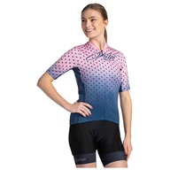 Koszulki sportowe damskie - Damska koszulka rowerowa Kilpi Ritael Rozmiar: XL / Kolor: różowy/niebieski - miniaturka - grafika 1