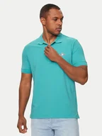 Koszulki męskie - Replay Polo M3070A.000.22696M Niebieski Regular Fit - miniaturka - grafika 1