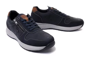 RIEKER B7613-14 blue, półbuty męskie - Rieker - Półbuty męskie - miniaturka - grafika 1
