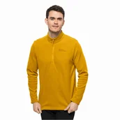 Bluzy męskie - Męska bluza polarowa Jack Wolfskin TAUNUS HZ M curry - M - miniaturka - grafika 1