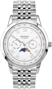Zegarek Zegarek Sekonda 30229 Armstrong Moon Phase - Zegarki męskie - miniaturka - grafika 1