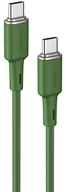 Kable USB - Acefast kabel USB Typ C - USB Typ C 1,2m, 60W (20V/3A) zielony (C2-03 oliver green) C2-03-C-C oliver green - miniaturka - grafika 1