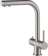 Baterie kuchenne - Bateria BLUE WATER APALA 4-WAY w kolorze stal szczotkowana INOX (BW-5901730617771) - miniaturka - grafika 1