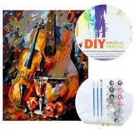 Malowanie po numerach - Malowanie po numerach W5671 Skrzypce - miniaturka - grafika 1